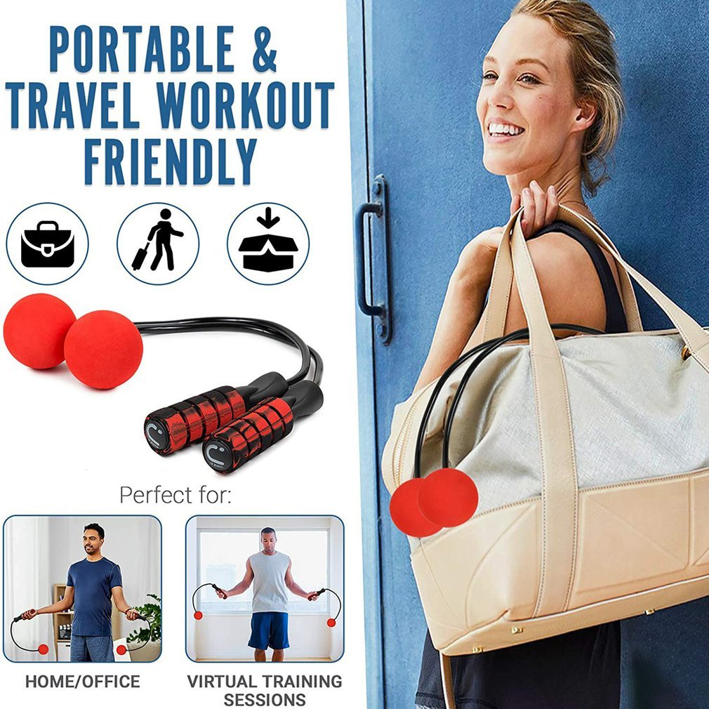 Creative Ropeless Adjustable Jump Rope from poundforpoundfitness store