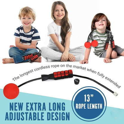 Creative Ropeless Adjustable Jump Rope from poundforpoundfitness store