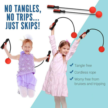 Creative Ropeless Adjustable Jump Rope from poundforpoundfitness store