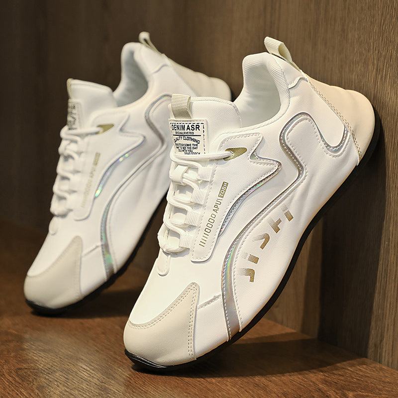 Fashion Colorblock Lace-up Sneakers from poundforpound fitness store