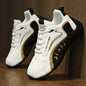 Fashion Colorblock Lace-up Sneakers from poundforpound fitness store